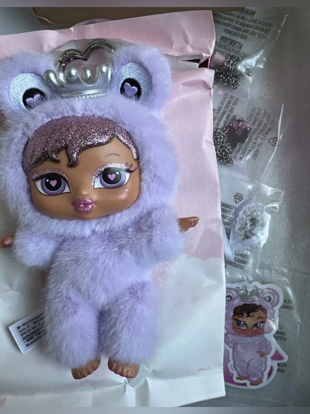 NEW‼️Bratz Bratziez Sweetheartz SECRET YASMIN 5” Plush Valentine's Edition